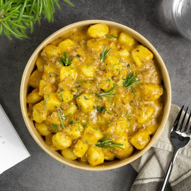Gnocchi della tradizione con ragù alla Bolognese