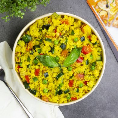 Cous Cous al vapore con verdurine spadellate