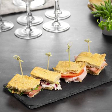 Mini focaccia farcita gusti assortiti 18pz