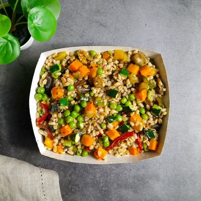 SMART Farro bio con verdurine al vapore