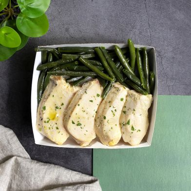 SMART Pollo grigliato con fagiolini al vapore