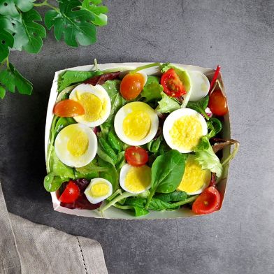 SMART Uova Bio Sode con insalatina mista