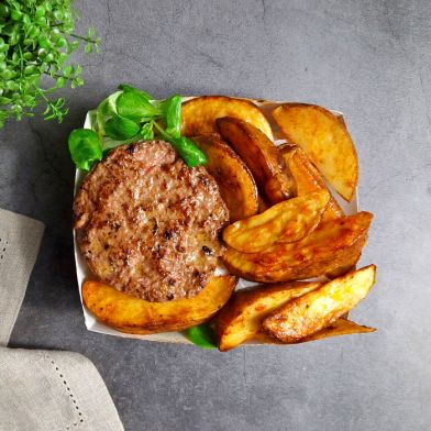 SMART Hamburger di manzo con patate alla paprika