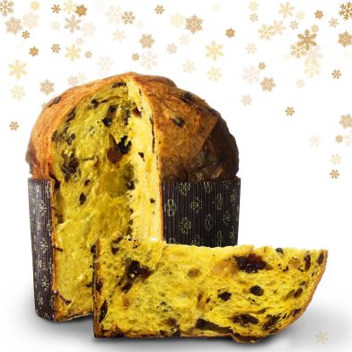 Panettone artigianale Merryday Limited Edition Marasche e cioccolato Valrhona fondente 750g