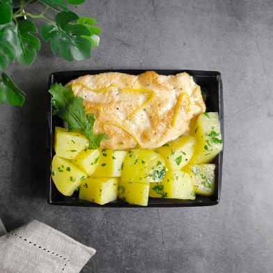 SMART Scaloppa di tacchino al limone con patate al vapore