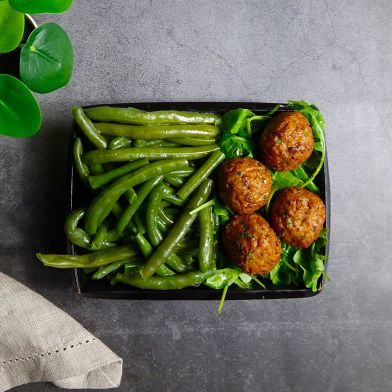 SMART Polpette di manzo homemade al forno con fagiolini