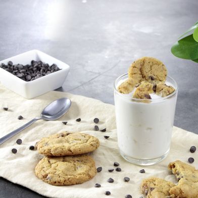 Yogurt greco artigianale light con crumbles di cookies