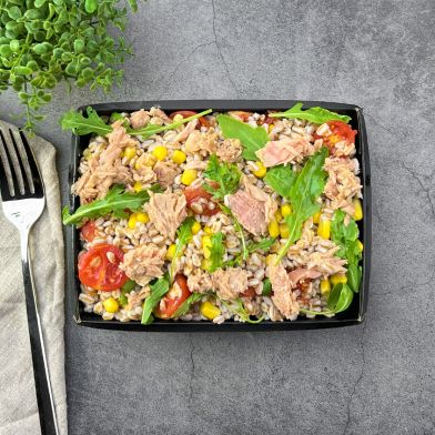 SMART Farro con tonno, mais, pomodorini e rucola