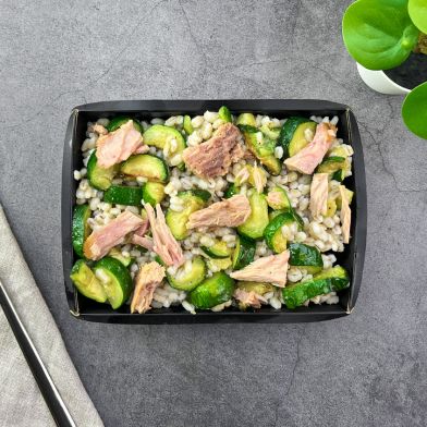 SMART Orzo biologico con tonno e zucchine spadellate