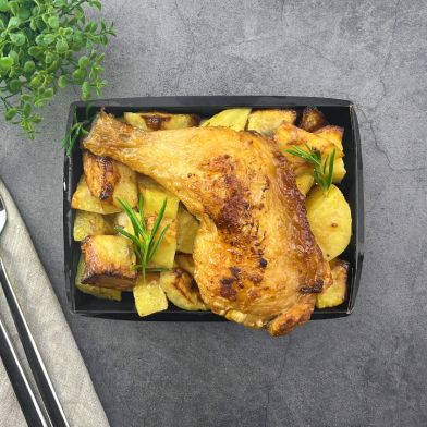 SMART Coscia di pollo al forno con patate arrosto