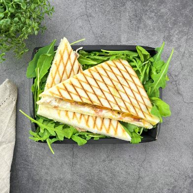 SMART Tostone con pancetta, zucca e crema al formaggio