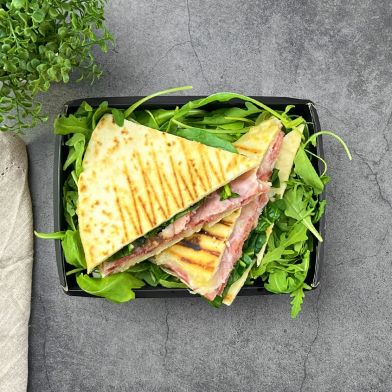 SMART Piadina con pancetta, scamorza e spinacino
